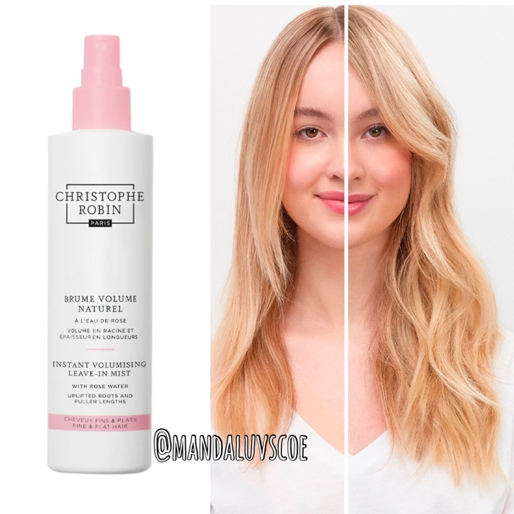 💗CHRISTOPHE ROBIN Instant Volume Mist With Rose Water